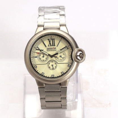 Bubble Style Case Men Stainless Steel Watch